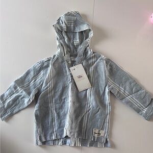 Zara Baby Light Blue Lightweight Hoodie
